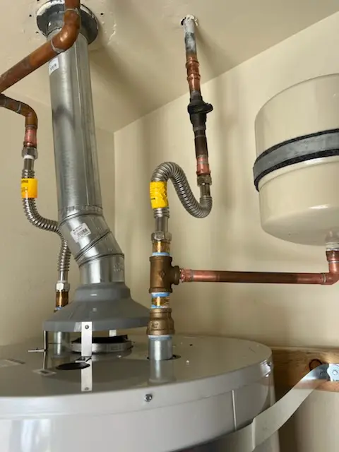 Water heater installation and plumbing repair in Morral